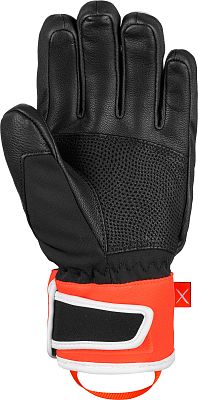 Превью  Перчатки горнолыжные REUSCH Worldcup Warrior Prime R-Tex XT Junior Black/White/Fluo Red